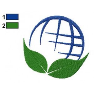 Leaves of World Embroidery Design